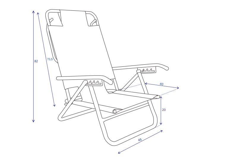 sillones descansar -Repoplaya-eclipse-marina sol- mercadolibre