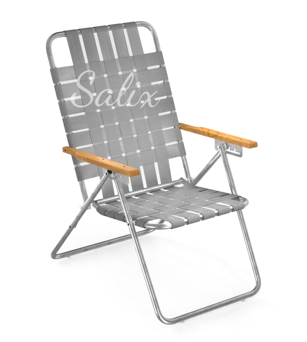 Sillon Pampa, reclinable, aluminio, plegable, cintas