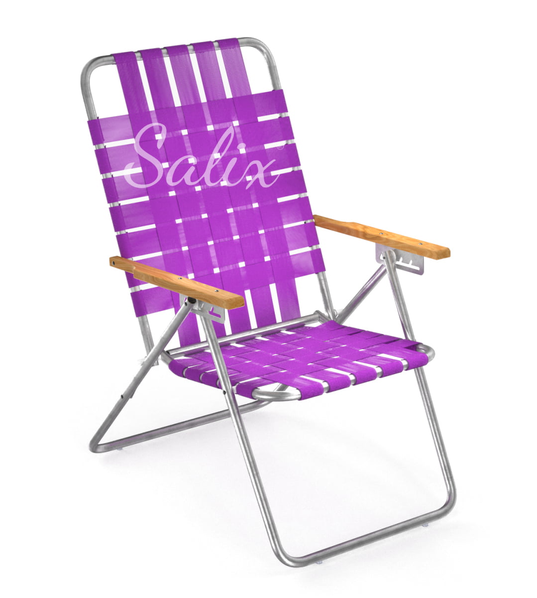 08 - Violeta Reposera Cintas Aluminio